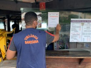 Bar na Litorânea é interditado por Vigilância Sanitária