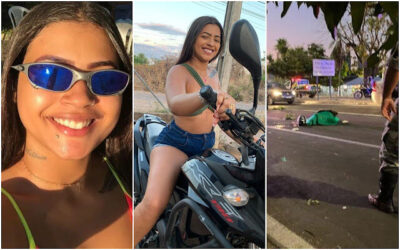 Vídeo mostra criminosos perseguindo blogueira que foi morta a tiros ao sair de clube em Teresina