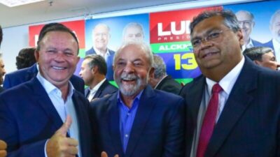 Flávio Dino e Brandão, oficialmente juntos ao lado de Lula no Maranhão