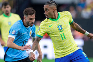 Brasil perde para o Uruguai nos pênaltis e está fora da Copa América