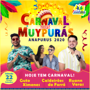Guto Ximenes, Ruann Veras e muito mais na abertura do Carnaval de Anapurus, que começa daqui a pouco