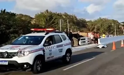 Ciclista morre após ser atropelado na Avenida Litorânea; Motorista envolvido no acidente fugiu do flagrante