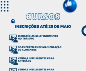 Setur oferece 4 cursos gratuito para artesãos, bares, restaurantes e profissionais do turismo