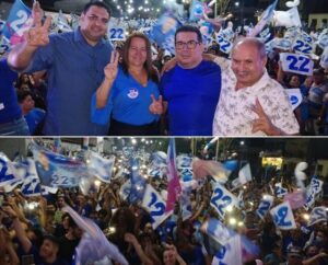 Último comício de Viliane Costa atrai multidão em Olho d’Água das Cunhãs