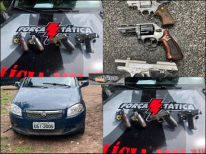 Operação da Polícia Militar na zona rural de Chapadinha apreende 04 armas de fogo