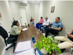 Prefeita Paula Azevedo e Vereador Rafael Neves se reúnem para tratar assuntos importantes para Paço do Lumiar