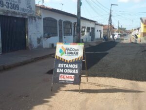 Prefeitura inicia restauração asfáltica do cruzamento das avenidas 05 e 10 do Maiobão