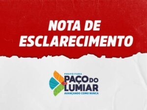 NOTA DE ESCLARECIMENTO