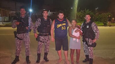 Policiais militares salvam vida de recém-nascido engasgado com leite no Maranhão