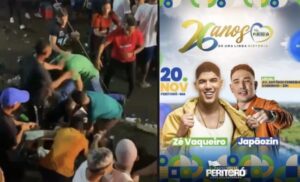 VÍDEO! Festa de aniversário da cidade de Peritoró é marcada por muita confusão