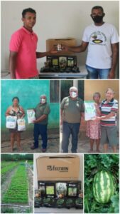 Fabiana Mendes realiza distribuição de sementes para agricultores em Presidente Vargas