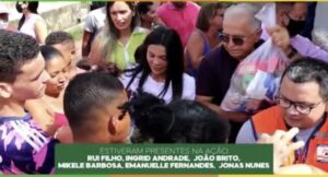 CARNAVAL SOLIDÁRIO! Prefeito de Arari e primeira-dama entregam cestas básicas