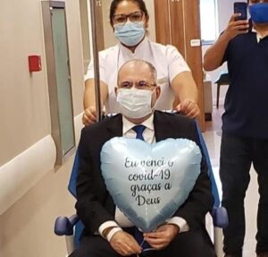 Deputado Hildo Rocha vence a Covid e tem alta hospitalar