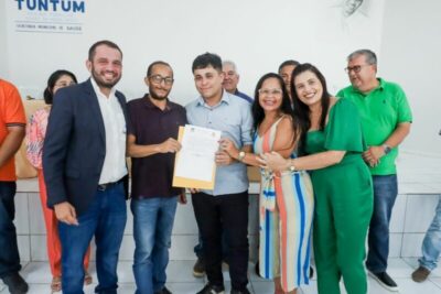 Prefeito Fernando Pessoa dá posse a novos servidores concursados de Tuntum