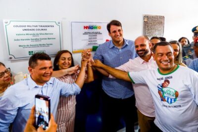 Orleans Brandão entrega areninha esportiva e escolas em Colinas
