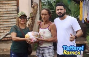 O Jovem Taffarel Ramos realizar ação solidária durante a semana santa em Guimarães.
