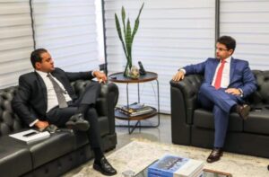 Coelho Neto: Prefeito Bruno Silva se reúne com o senador Weverton Rocha