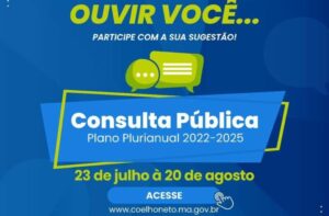 Prefeitura de Coelho Neto abre consulta pública para elaboração do PPA 2022-2025
