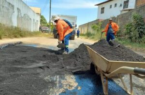 Chapadinha: prefeitura segue com a operação tapa-buracos