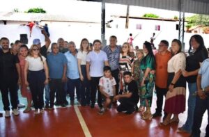 Coelho Neto: prefeito Bruno Silva entrega quadra poliesportiva