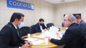 Em reunião na Codevasf Hildo Rocha e o presidente da instituição tratam sobre Convênios financiados com emendas do parlamentar