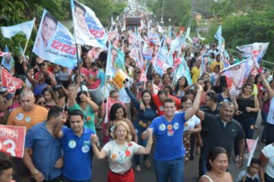 Glalbert Cutrim participa de grande caminhada em Axixá