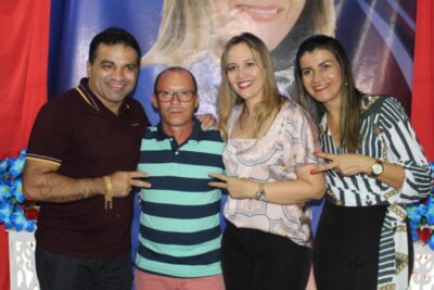 Josimar e Detinha prestigiam aniversário de liderança política em Boa Vista do Gurupi