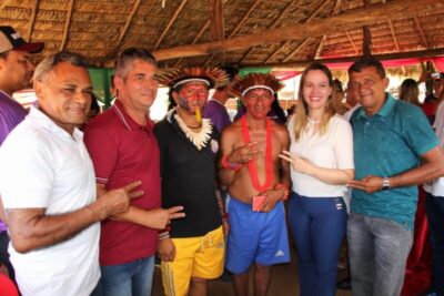 Deputada Detinha participa de lançamento estadual do Mês de Vacinação dos Povos Indígenas em Centro do Guilherme