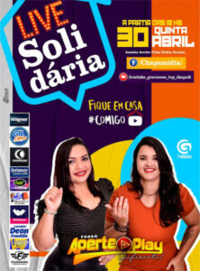 Forró Aperte o Play fará live solidária no próximo dia 30