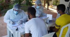 Caxias: Residentes da Fazenda da Esperança são testados visando à prevenção contra a Covid-19