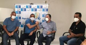 Comandante Schnneyder participa de encontro com o presidente nacional do Republicanos