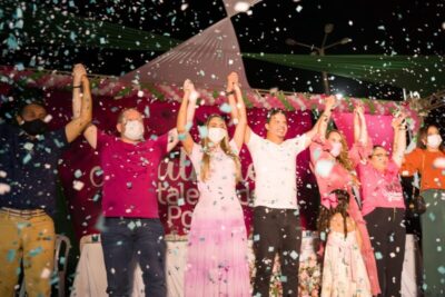 Milhares reunidos pelo fortalecimento da mulher na política em Pinheiro