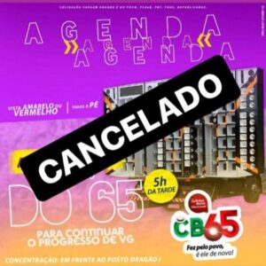 Vargem Grande: Justiça Eleitoral suspende evento de Carlinhos Barros, independente de “Carnaval do 65” ou “Arrastão do 65”