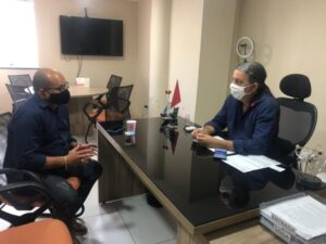 Antonio José é recebido pelo presidente do Iterma e viabiliza kits de irrigação para Nina Rodrigues