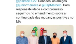 Carlos Brandão viabiliza diálogo de Josimar com o governador Flávio Dino