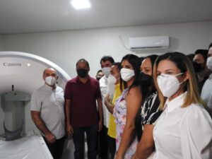 Weverton e prefeito Accioly entregam Centro de Imagem de São Raimundo das Mangabeiras