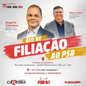Rogério Cafeteira, Catulé Jr., Marcos Pacheco e Karen Barros se filiarão ao PSB
