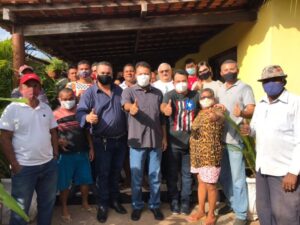 Vargem Grande: Adelmo e Cleyton Noleto participam de reunião coordenada por Mubaraki Trabulsi