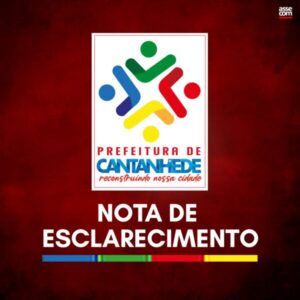 CANTANHEDE: NOTA DE ESCLARECIMENTO