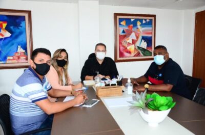 Fabinho Ferreira se reúne com Rogério Cafeteira para tratar sobre demandas de São Vicente Férrer