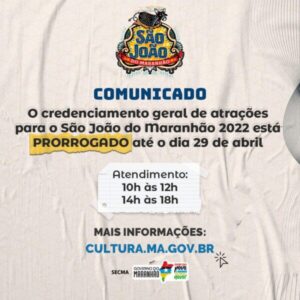 Secma prorroga prazo de credenciamento do São João