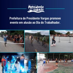 Prefeitura de Presidente Vargas promove evento em alusão ao Dia do Trabalhador