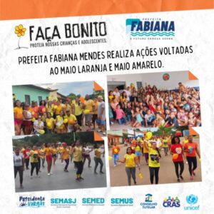 Fabiana Mendes realiza ações voltadas ao Maio Laranja e Maio Amarelo em Presidente Vargas