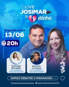 Live: Josimar recebe Solange Almeida e Antônio Cardoso
