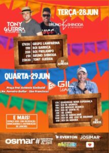 Arraial do São Francisco começa nesta terça-feira