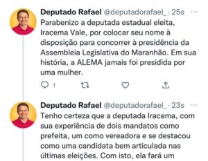 Deputados Rafael Leitoa e Cláudio Cunha declaram apoio a Iracema Vale