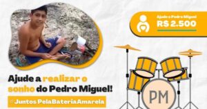 Xeque-Mate faz Vakinha para presentear criança autista com uma bateria amarela
