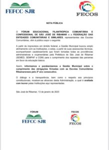 Entidades educacionais filantrópicas parabenizam gestão de Dr. Julinho em São José de Ribamar