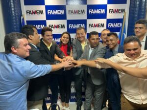 Ivo Rezende recebe representantes dos vice-prefeitos e dos vereadores em reunião na Famem