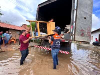 Vídeo: Deputado Davi Brandão do realiza vistoria nas margens do Rio Mearim em Bacabal e visita Defesa Civil